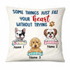 Personalized Dog Fill Your Heart  Pillow DB31 95O47 1