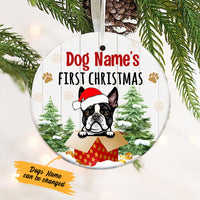 Personalized Dog First Christmas  Ornament SB291 67O34 thumb 1