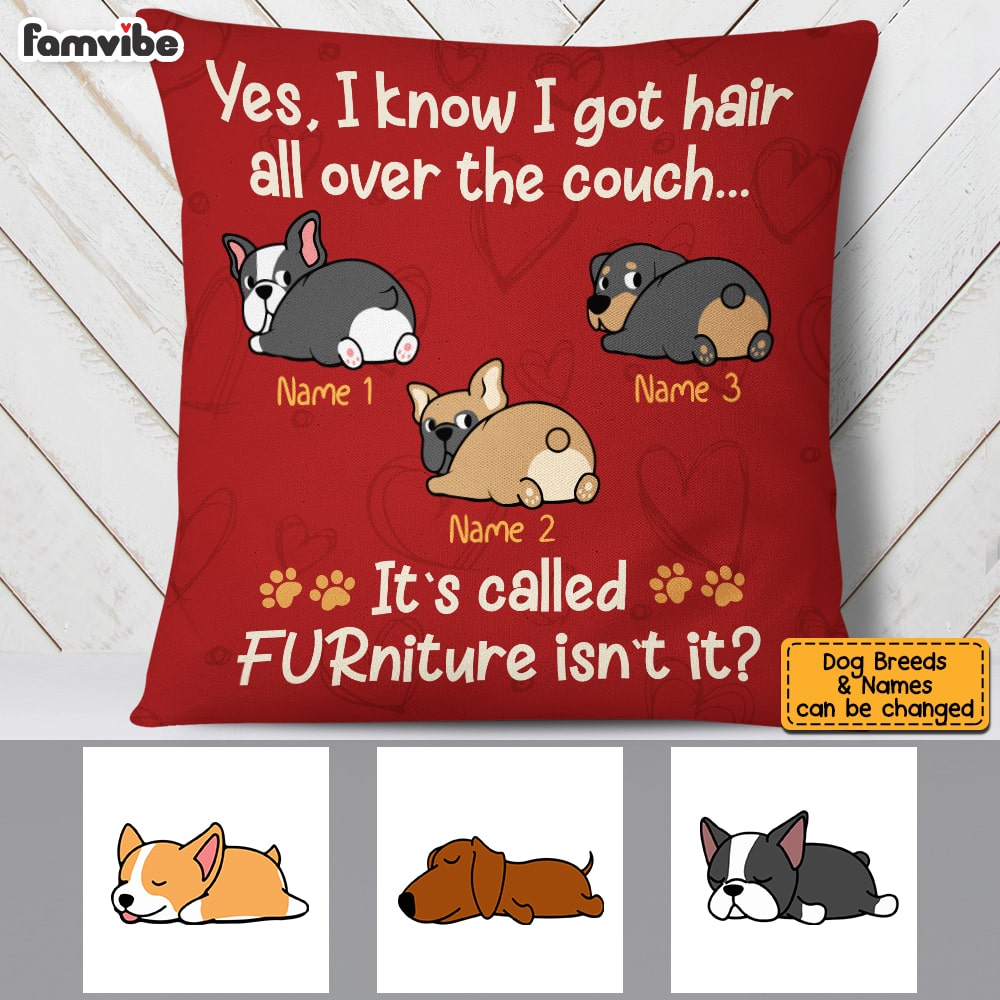 Personalized Dog  Hair Furniture  Pillow SB242 87O53
