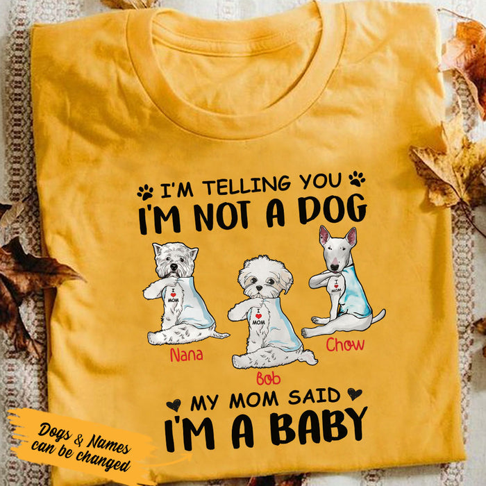 Personalized Dog I'm A Baby T Shirt SB241 81O53 1
