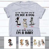 Personalized Dog I'm A Baby T Shirt SB252 81O53 thumb 1