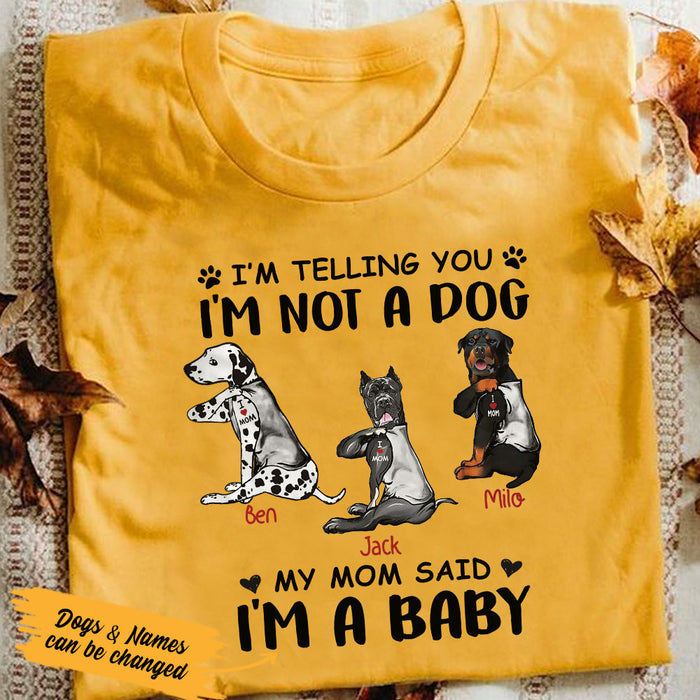 Personalized Dog I'm A Baby T Shirt SB252 81O53 1
