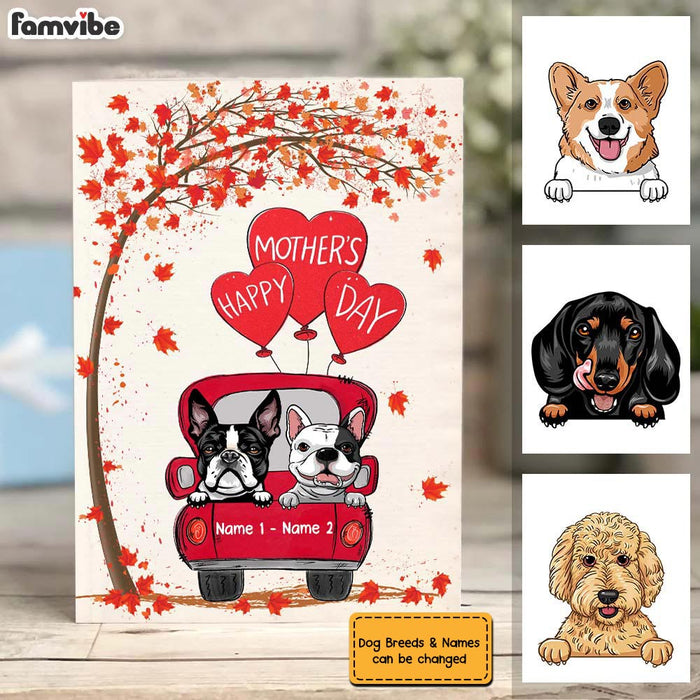 Personalized Dog Mom Mother's Day Card MR172 85O36 1