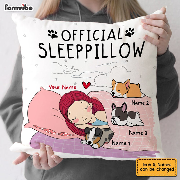 Personalized Dog Sleep Pillow MR101 26O53 (Insert Included) 1