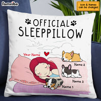 Personalized Dog Sleep Pillow MR101 26O53 (Insert Included) thumb 1