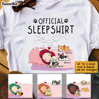 Personalized Dog Mom Sleep Shirt T Shirt MR101 26O53 thumb 1