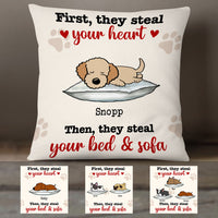 Personalized Dog Steal Couch  Pillow SB225 81O58 thumb 1