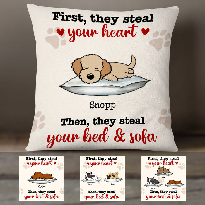 Personalized Dog Steal Couch  Pillow SB225 81O58 1