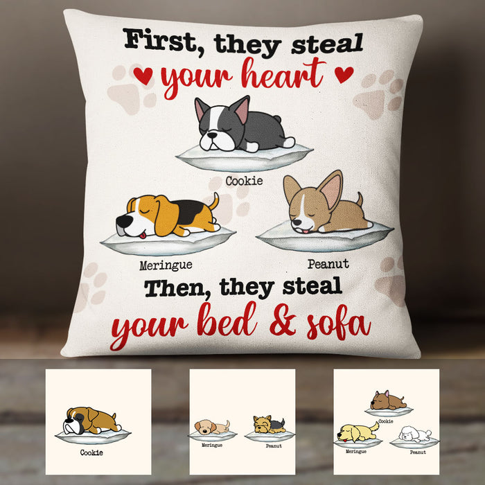 Personalized Dog Steal Couch  Pillow SB225 81O58 1
