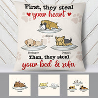 Personalized Dog Steal Couch  Pillow SB225 81O58 thumb 1