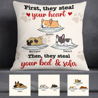 Personalized Dog Steal Couch  Pillow SB225 81O58 thumb 1