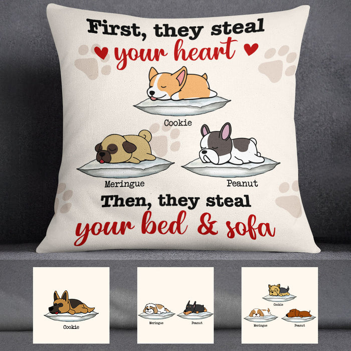 Personalized Dog Steal Couch  Pillow SB225 81O58 1