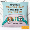 Personalized Dog Steal Your Bed Pillow FB251 67O60 (Insert Included) 1