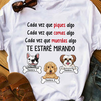 Personalized Dog Watching Perro Perra Spanish T Shirt AP1310 30O47 thumb 1