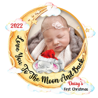 Personalized Elephant Baby First Christmas Ornament OB34 58O28 thumb 1
