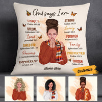 Personalized Daughter Fall God Says Pillow SB242 30O58 thumb 1
