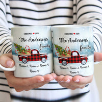 Personalized Family Christmas Red Truck Mug OB14 30O60 thumb 1