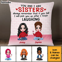 Personalized Family Icon Sisters Pillow FB103 23O53 thumb 1