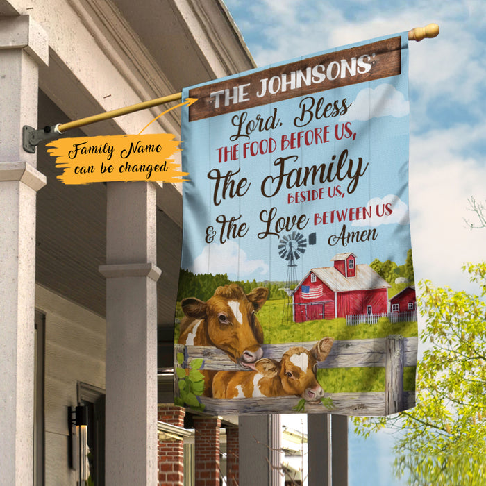 Personalized Farm Dear Lord Flag JL222 28O47 1