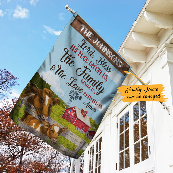 Personalized Farm Dear Lord Flag JL222 28O47 1