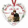 Personalized First Christmas Wedding Couple Ornament OB51 65O34 1