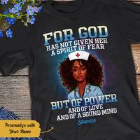Personalized For God Nurse BWA T Shirt AG111 28O58 thumb 1