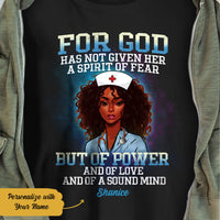 Personalized For God Nurse BWA T Shirt AG111 28O58 thumb 1