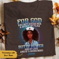 Personalized For God Nurse BWA T Shirt AG111 28O58 thumb 1