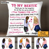 Personalized Sisters To My Bestie Pillow FB52 95O34 1