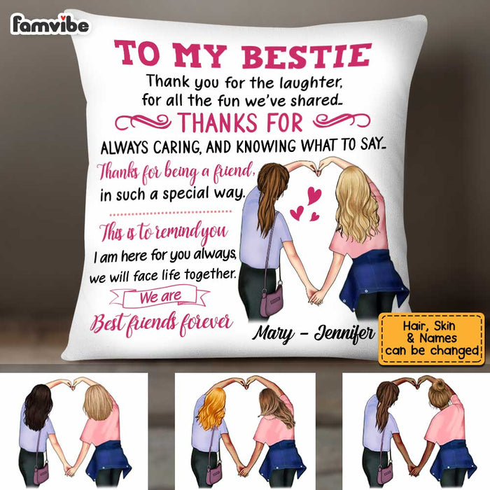 We're Sisters Forever - Bestie Personalized Custom Pillow (Insert Incl -  Pawfect House ™