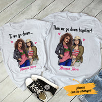 Personalized Go Together BWA Friends Couple T Shirt SB112 29O34 thumb 1