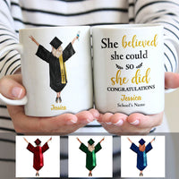 Personalized Graduation Girl She Did It Mug MR101 67O58 thumb 1