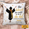 Personalized Graduation Girl She Did It Pillow MR101 67O58 1