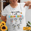 Personalized Grandkid Love Drawing T Shirt AP82 28O34 1