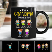 Personalized Grandma Belongs To Mug MY111 81O34 thumb 1
