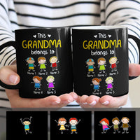 Personalized Grandma Belongs To Mug MY111 81O34 thumb 1