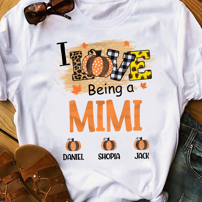 Personalized Grandma Fall T Shirt AG223 87O36 1