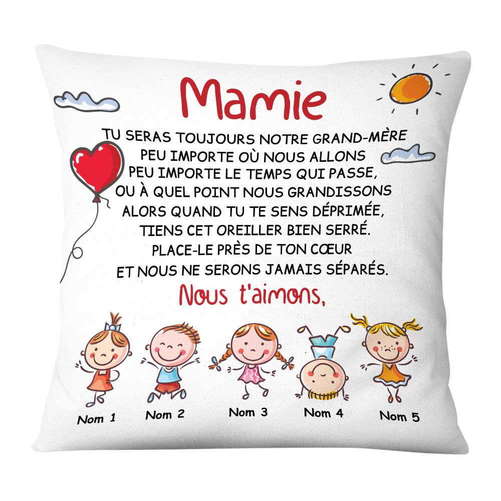 Personalized Grandma French Grand-mère Pillow AP92 26O58