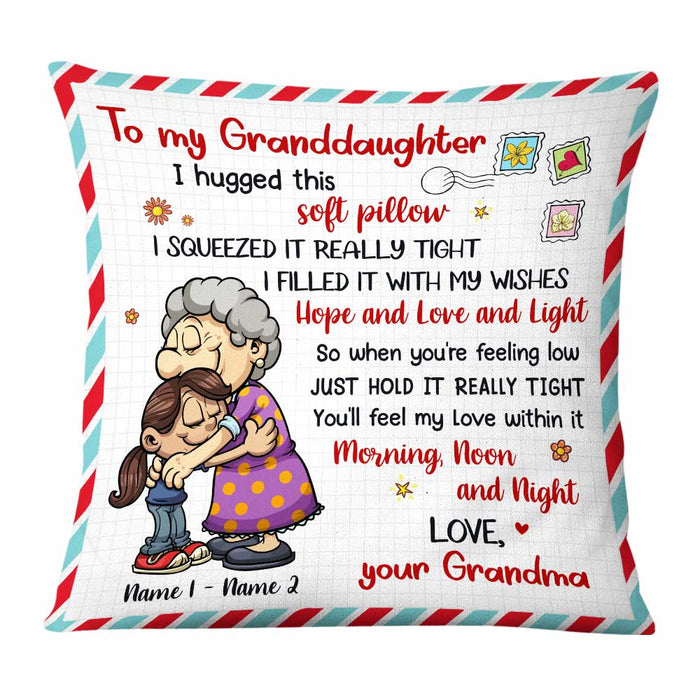 Personalized Granddaughter Pillow OB123 95O58 1