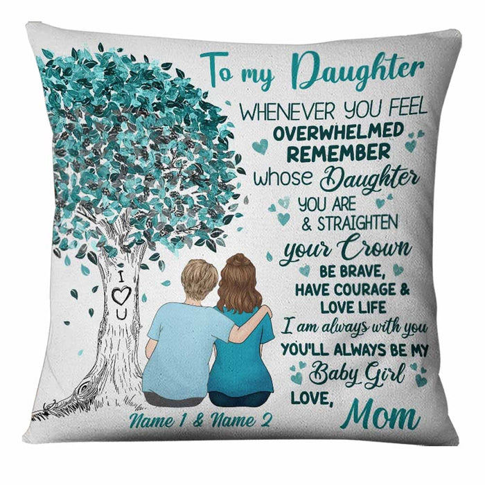 Personalized Daughter Tree Pillow MR23 67O60 1