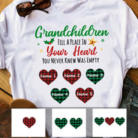 Personalized Grandma Grandpa Heart T Shirt OB83 81O34 thumb 1
