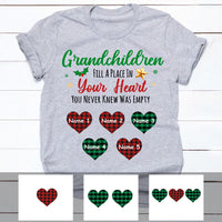 Personalized Grandma Grandpa Heart T Shirt OB83 81O34 thumb 1
