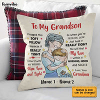 Personalized Grandson Hug Pillow MR41 81O34 thumb 1