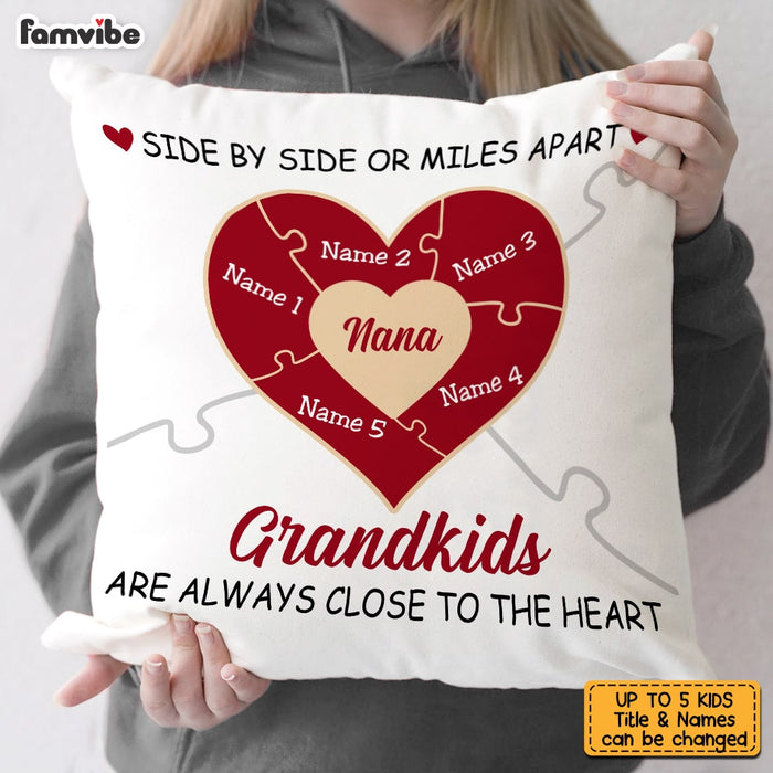 Personalized Grandma Heart Pillow DB102 85O53 1