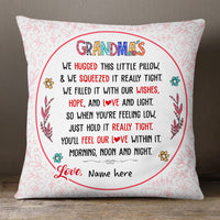 Personalized Grandma Hugged This  Pillow NB193 30O53 (Insert Included) thumb 1