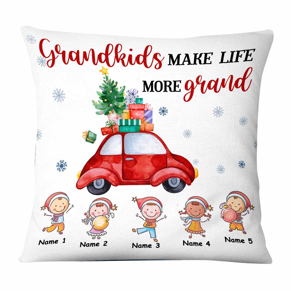 Personalized Grandma Red Truck Christmas  Pillow NB193 87O58