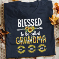 Personalized Grandma Sunflower T Shirt JN132 87O34 thumb 1