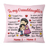 Personalized To My Granddaughter Pillow NB191 29O47 1