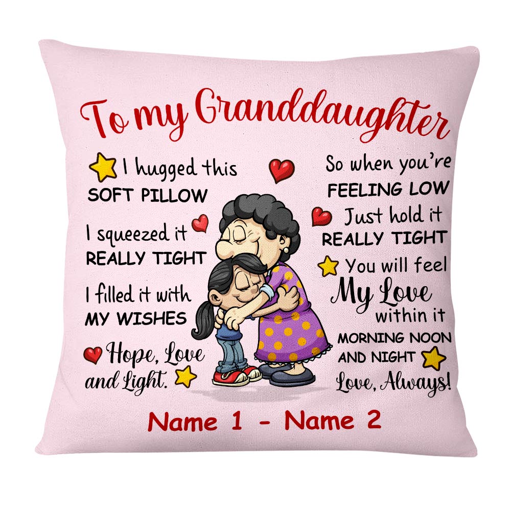 Personalized To My Granddaughter Pillow NB191 29O47