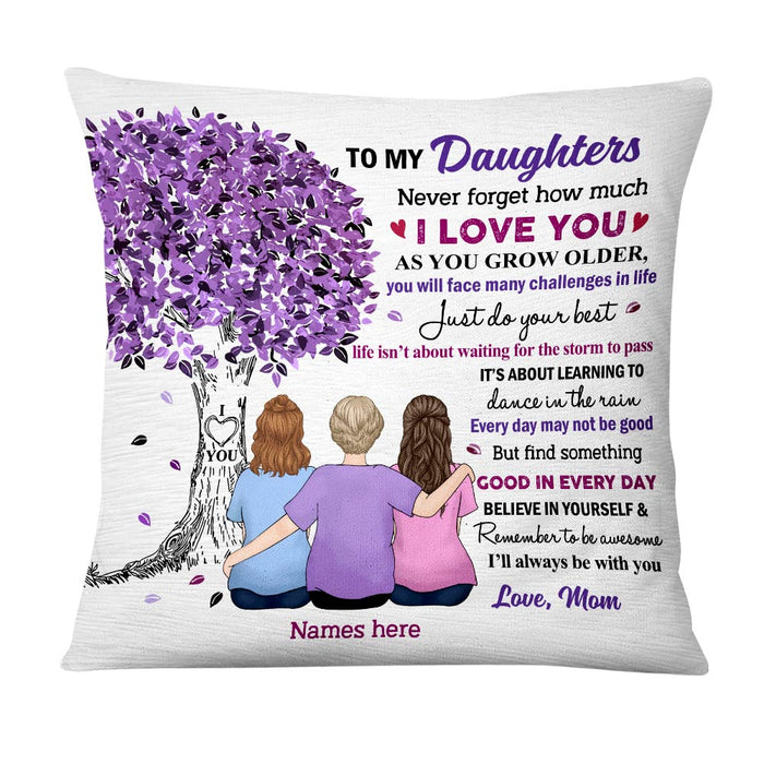 Personalized Daughter Tree Pillow FB261 73O47 1
